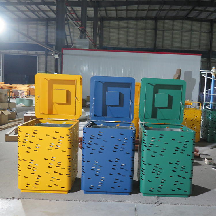 HBS250107 outdoor trash can (9)