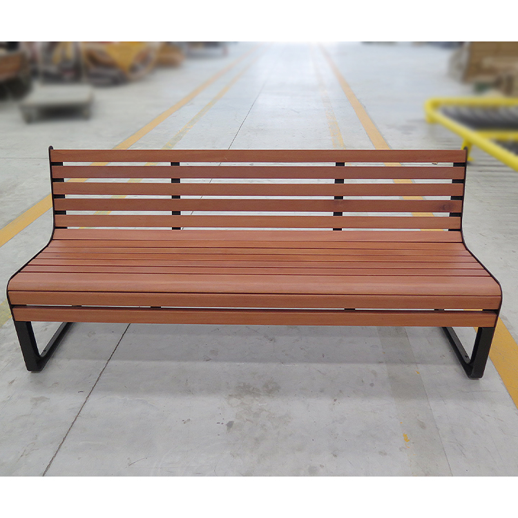 Modern Commercial Public Park Benches With Aluminum Frame
