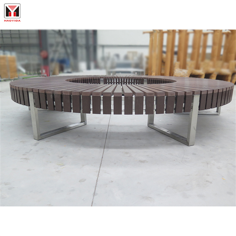 Custom Backless Round Tree Benches For Park 6