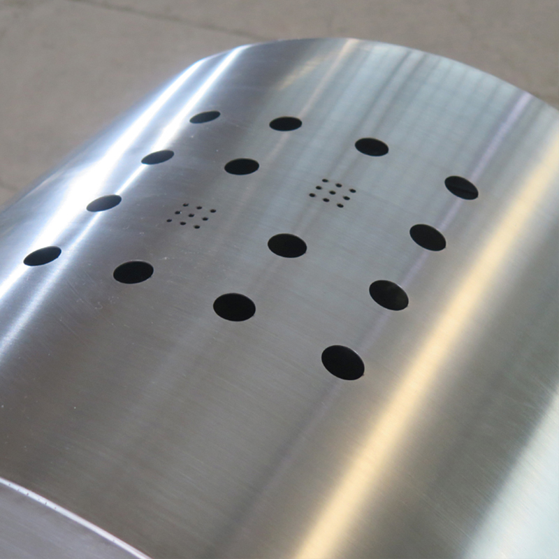 Ubran Street Square Stainless Steel Waste Bin Outdoor Manufacturer 1