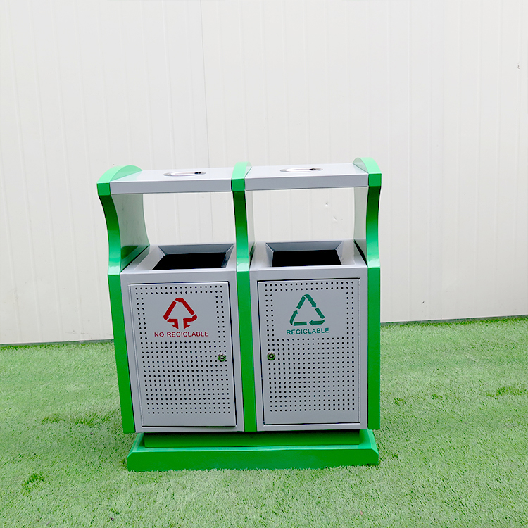 HBS87steel trash can  (5)