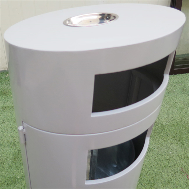 Contemporary Design Steel Litter bin For Park Street Manufacturer 5