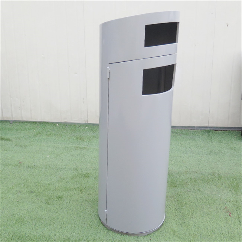 Contemporary Design Steel Litter bin For Park Street Manufacturer 7