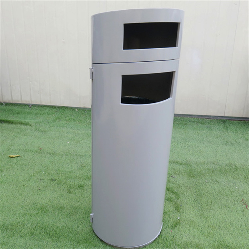 Contemporary Design Steel Litter bin For Park Street Manufacturer1