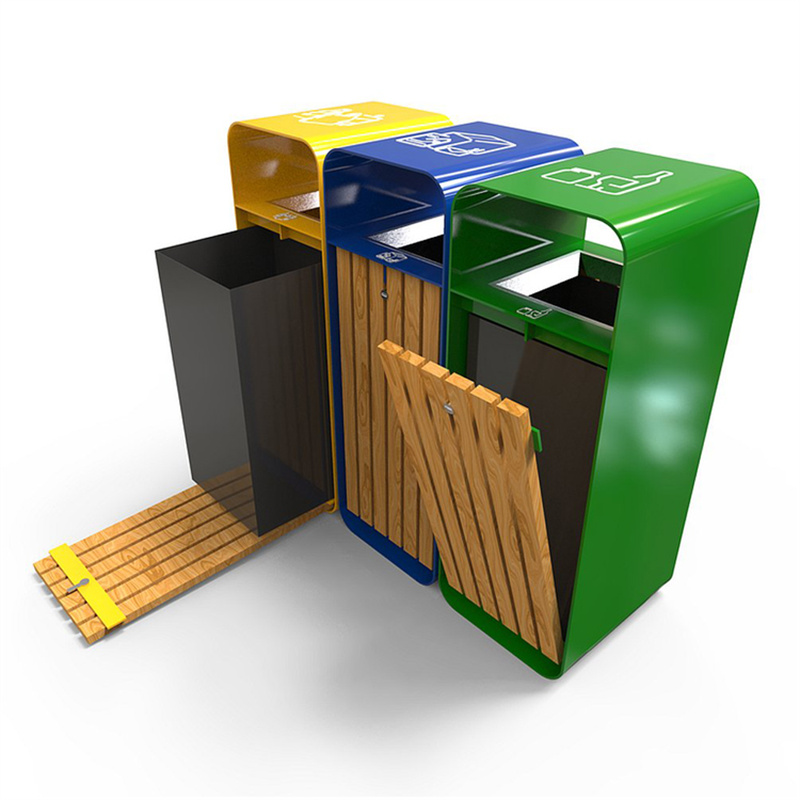 Street Park Commercial Sorting Recycling Bin Manufacturer 3