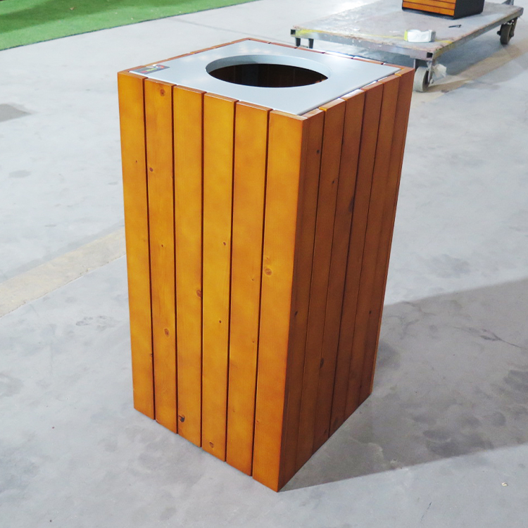 outdoor Trash Can