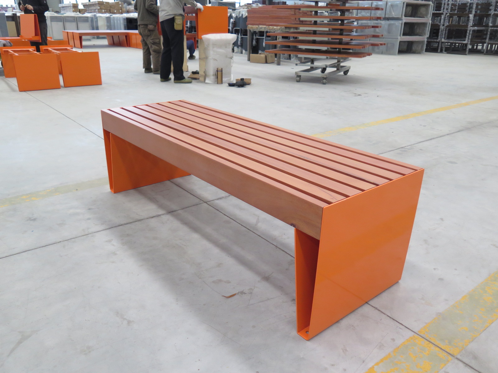 outdoor bench