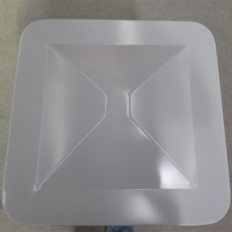 outdoor trash can