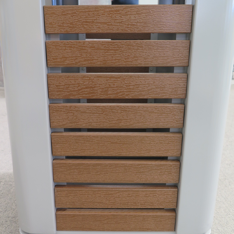 outdoor trash can