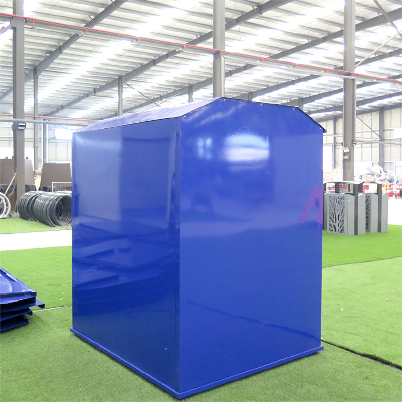 Factory Custom Large Outdoor Metal Clothing Donated Bin For Charity 14